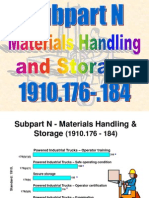 OSHA 511 Subpart N Materials Handling