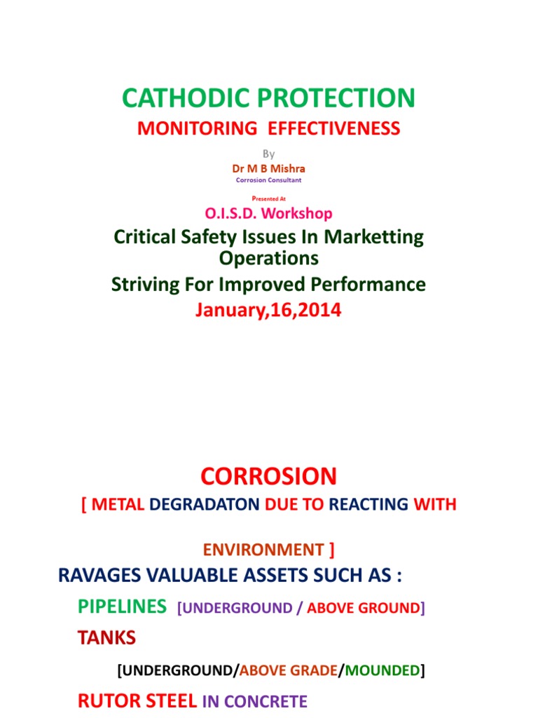 Effective Cathodic Protection Monitoring | PDF | Anode | Corrosion