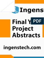 IEEE Projects 2014 - 2015 Abstracts -Electrical 03