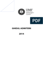 Ghid Admitere 2014