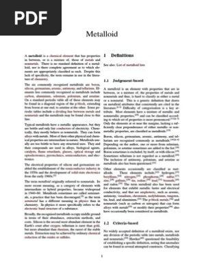 Wikipedia S Featured Article 14 10 04 Metalloid Germanium Atoms