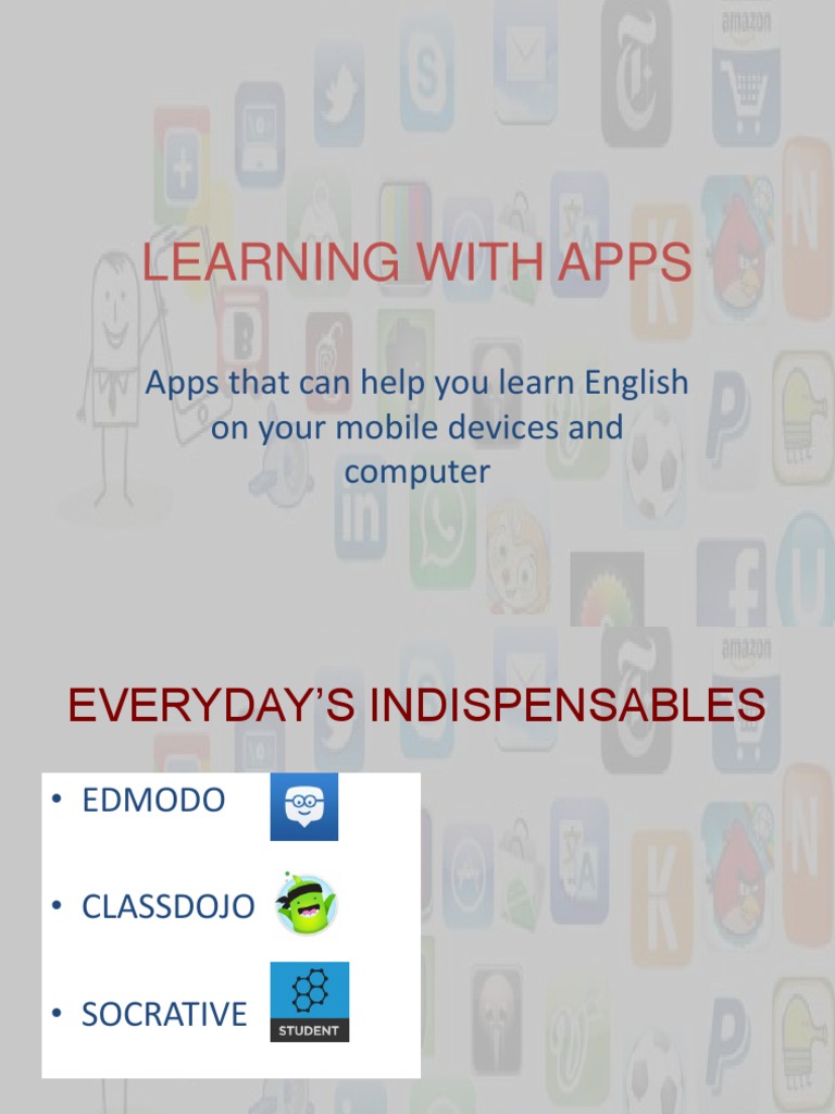 Essential Apps for Learning English | PDF