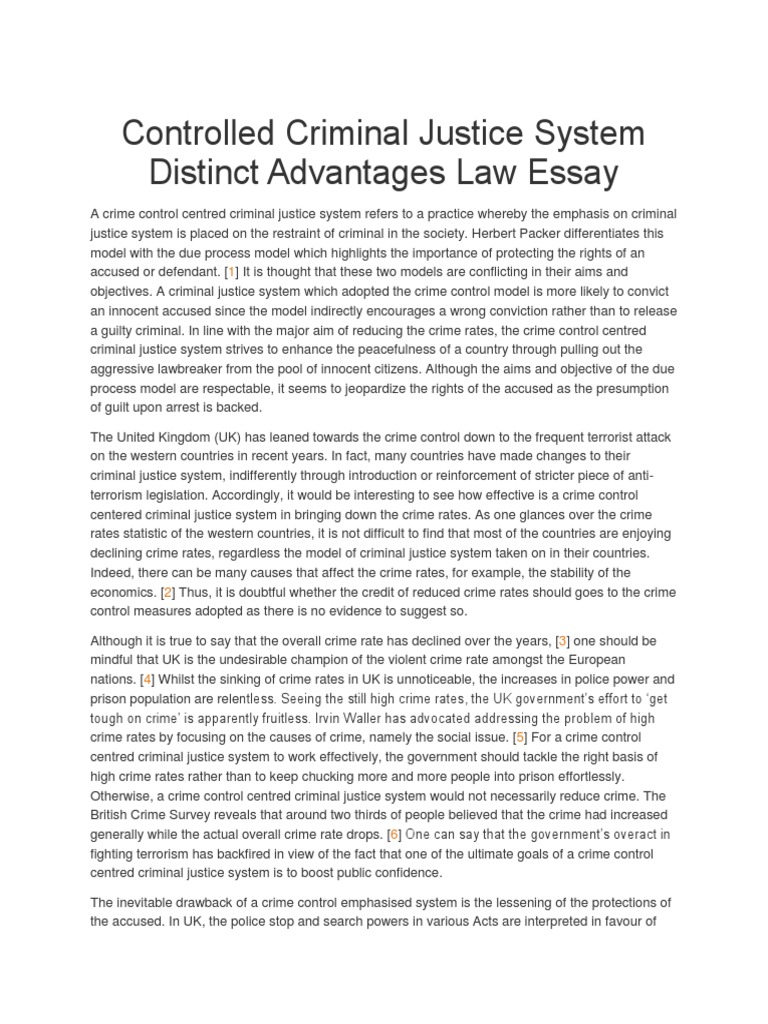 Essay on law and order picture