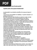 Riassunto Brenner-Breve Corso Di Psicoanalisi, Giunti, 2001