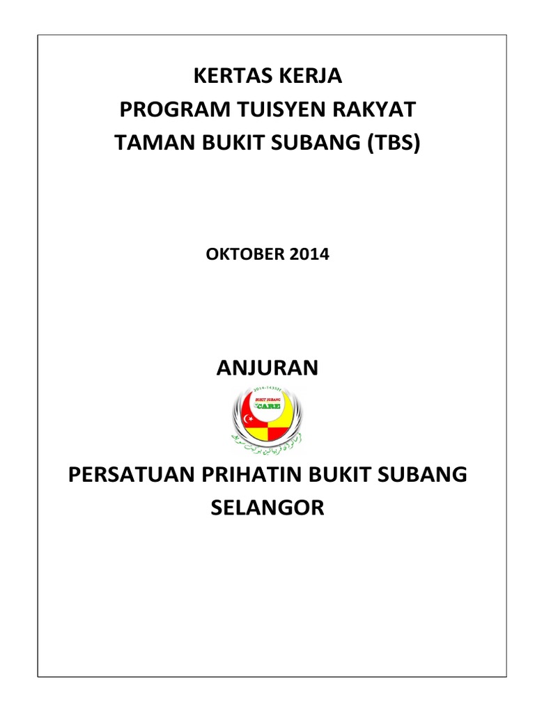 Kertas Kerja Tuisyen Rakyat 2015 Bsc Pdf