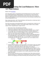 Health Checking On Load Balancers