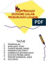 Part 2 A PRINSIP - PRINSIP EKONOMI DALAM PENGURUSAN LADANG