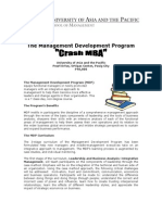 Management Development Program