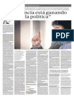 Violencia y Política Perú en El Perú Actual