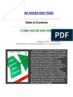 Cómo Hacer Una Tesis - Carlos Sabino PDF