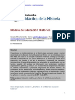 Modelo Educacion Historica PDF