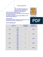 Filtros para Gas FM