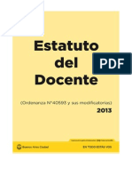 Estatuto Docente PDF