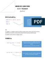 siruri de caractare in C++ Standard