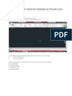 Cara Membuat Kontur Dengan Autocad Civil 3d