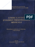 Limba Latina Si Bazele Terminologiei Medicale, USMF 'N.testimiteanu', Chisinau, 2006