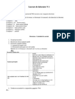 Lucrare de Laborator N 1 - 2014