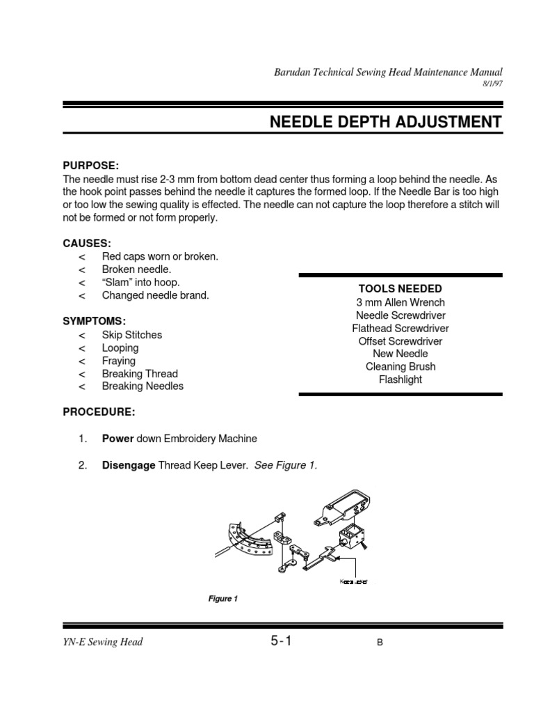 Barudan 2004 Embroidery Yne Head Manual PDF Sewing Machine Gear