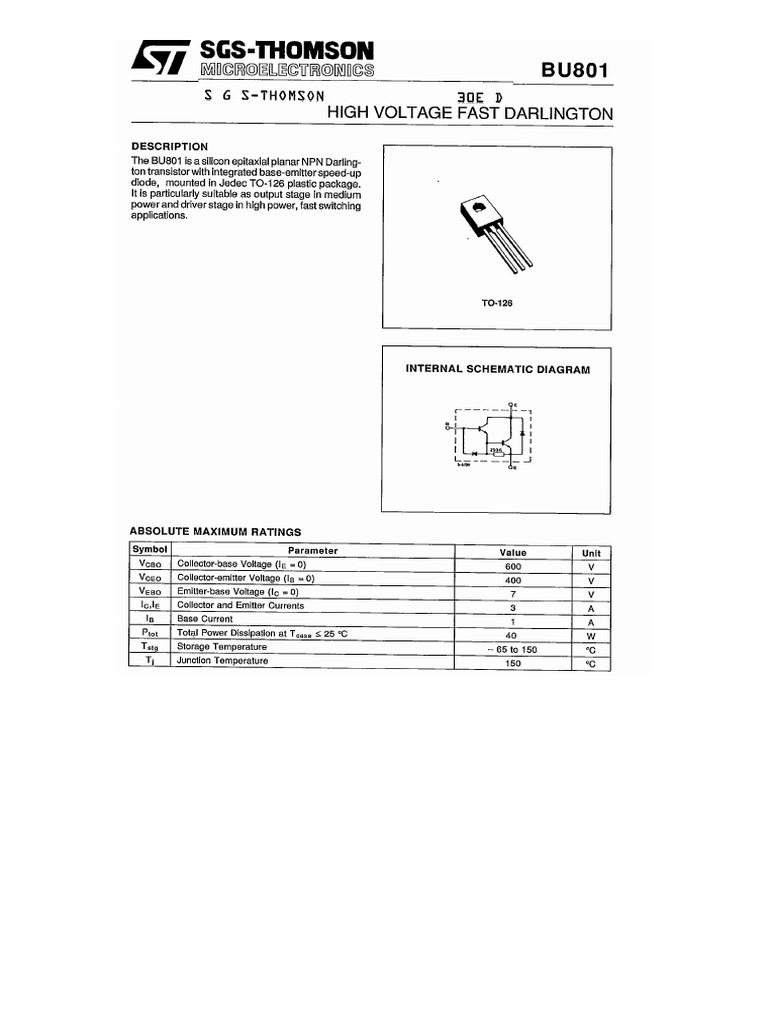 Electronic Components Datasheets | PDF | Law