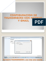 Configuracion de Thunderbird Con Hotmail y Gmail