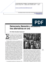 González Casanova, Pablo. Democracia, liberación y socialismo  tres alternativas en una. En OSAL  Observatorio Social de América Latina. No. 8 (sep. 2002- ). Bueno.pdf