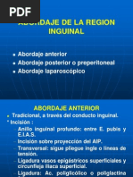 Abordaje Inguinal