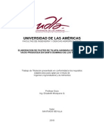 Elaboración de filetes de tilapia ahumada empacada al vacío