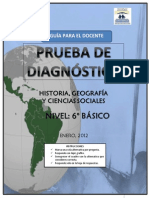 Prueba Diagnostico Final 6 BASICO MODELO PROFESOR