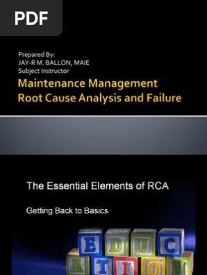 Root cause analysis