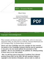 stt455 - Actuarial Models PDF