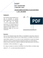 Problemas Resueltos de Campo Eléctrico PDF