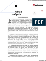 La Jornada - El Trabajo Estúpido PDF