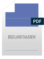Orientation Idle Land Taxation
