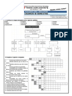 Evaluación Del Ii Bimestre María Auxiliadora Biología - 5° Año