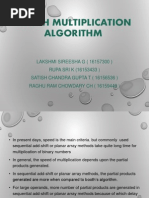 Booth Multiplication Algorithm