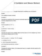 IB Physics Unit 4 Oscillation and Waves Worked Examples