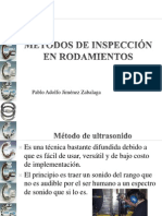 Inspección en Rodamientos