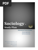 Download Sociology - Study Plan for CSS by Muhammad Faisal Ul Islam SN242681335 doc pdf
