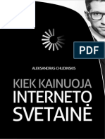 Aleksandras Chudinskis-Kiek Kainuoja Interneto Svetaine PDF