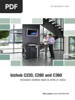 Brochure Bizhub C220 C280 C360 