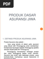 Bab Vi Produk Dasar Asuransi Jiwa