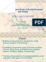 Hong Kong Panel Study of Social Dynamics (HK-PSSD)