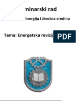 Seminarski Rad - Energetska Revizija Objekta
