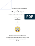 "Compros Technologies": Training Report On "Bus Pass Management"