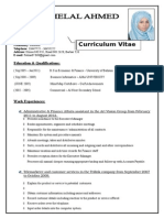 Curriculum Vitae: Personal Information