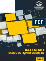 Kalendar Sajmova 2013 - BH