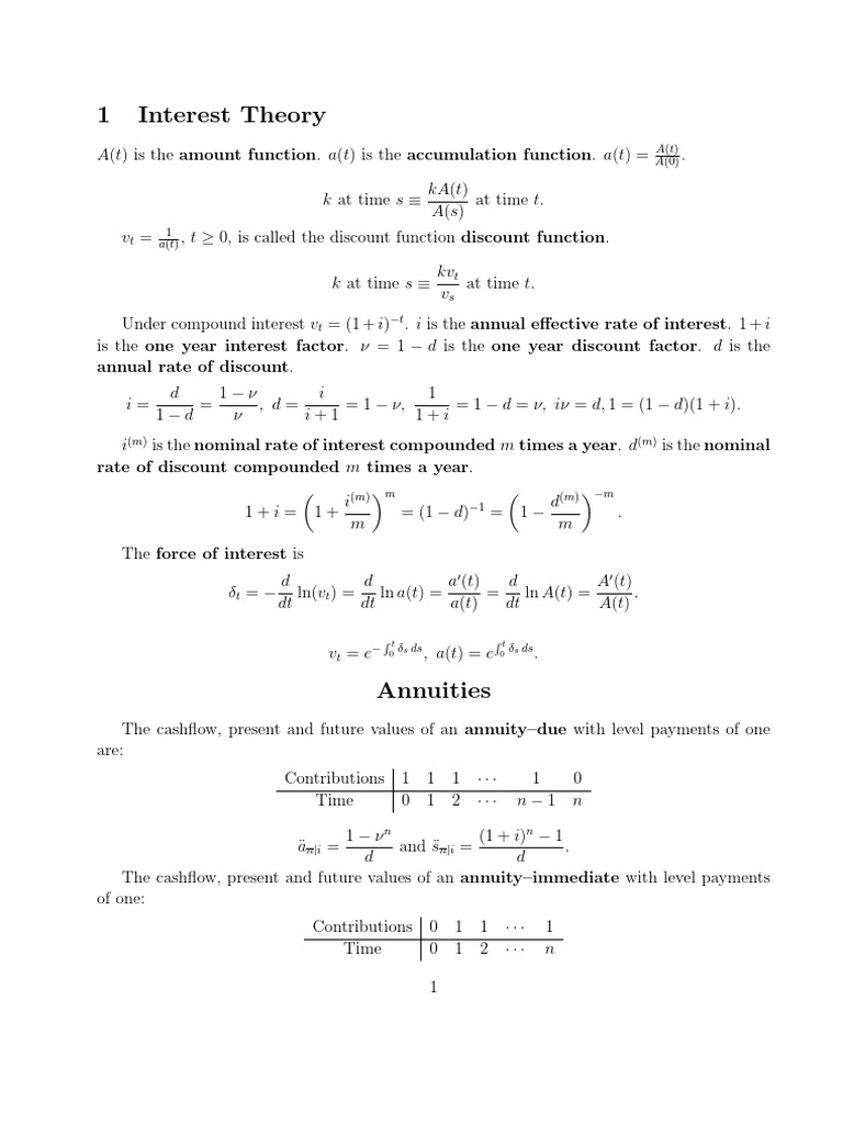 Cheat Sheet | PDF | Compound Interest | Present Value