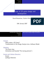 Basic Concept of 2D Game Design and Development: David Botzenhart, Kathrin Krisch