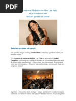 I Encontro de Mulheres do Meu Lar Feliz - Bençãos que nem sei contar - Wânia Arantes - 05 Dez 2009