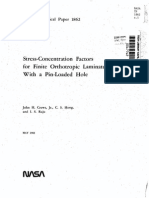 With.: Stress-Concentration Factors For Finite. .Orthotropic Laminates A Pin-Loaded